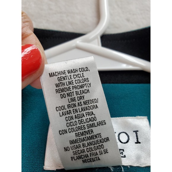 Studio 1‎ Jacket Womens Petite 10P Teal 100% Polyester Long Sleeve Full Zipper - Picture 8 of 8